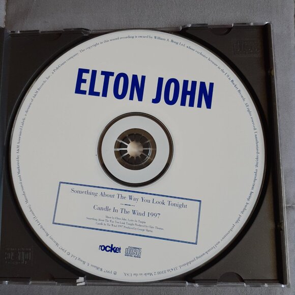 ELTON JOHN Candle In The Wind CD 1997 Princess Diana Memorial Tribute - Picture 5 of 5